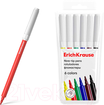 Фломастеры Erich Krause Basic / 53367 - фото