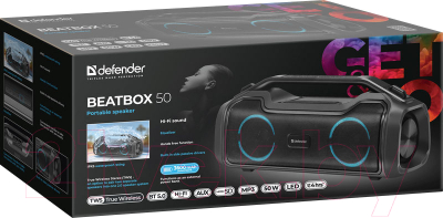 Портативная колонка Defender Beatbox 50 / 65950