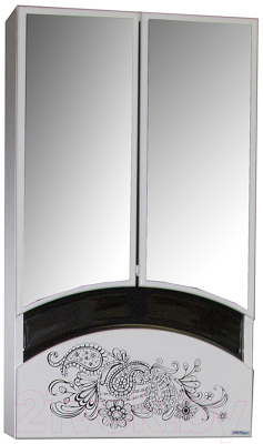 Шкаф с зеркалом для ванной Mixline Радуга 46 528042 - фото