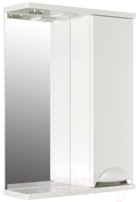 Шкаф с зеркалом для ванной Mixline Этьен 50 R 542403 (с подсветкой) - фото