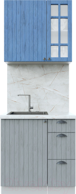 Готовая кухня Интерлиния Берес 0.8А - фото