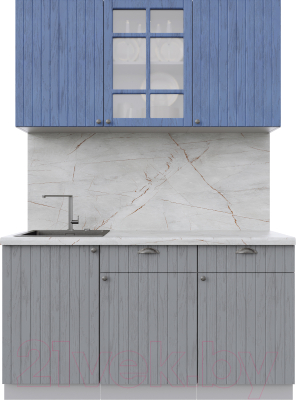 Готовая кухня Интерлиния Берес 1.5А - фото