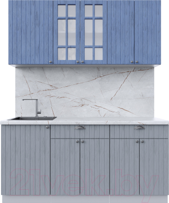 Готовая кухня Интерлиния Берес 1.7А - фото