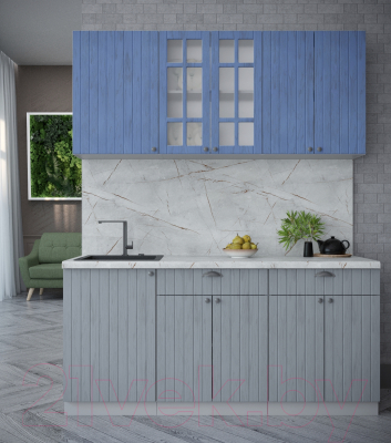 Готовая кухня Интерлиния Берес 1.7А