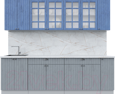 Готовая кухня Интерлиния Берес 2.5А - фото