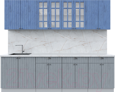 Готовая кухня Интерлиния Берес 2.6А - фото