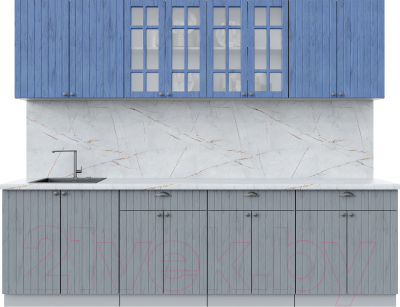 Готовая кухня Интерлиния Берес 2.7А - фото