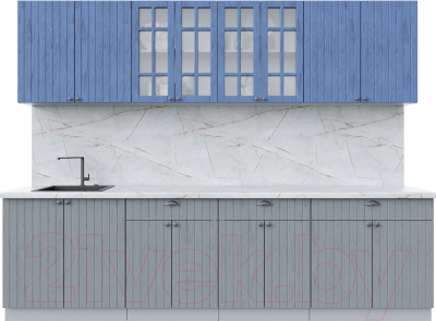 Готовая кухня Интерлиния Берес 2.8А - фото