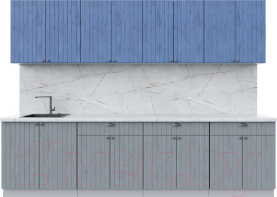 Готовая кухня Интерлиния Берес 2.9А - фото