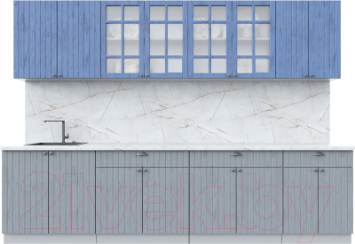 Готовая кухня Интерлиния Берес 3.0А - фото