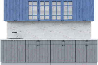 Готовая кухня Интерлиния Берес 3.1А - фото