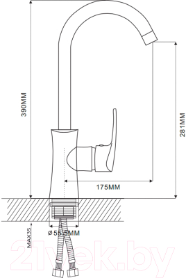 Смеситель Ekko E40056
