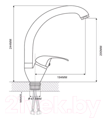 Смеситель Ekko E41072