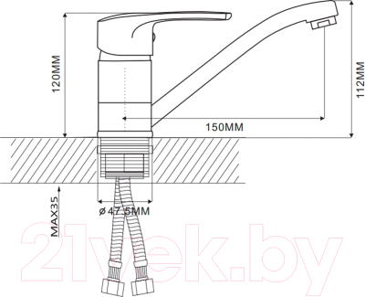 Смеситель Ekko E45701