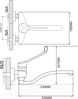 Смеситель Ekko E46054