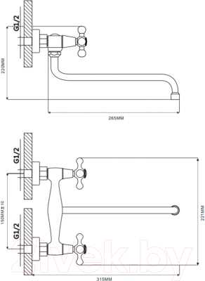 Смеситель Ekko E4608