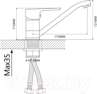 Смеситель Ekko E49313