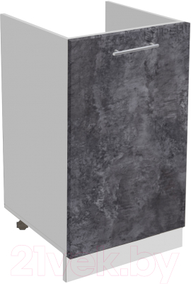 Шкаф под мойку Артём-Мебель 500мм СН-114.20 (бетон спаркс) - фото