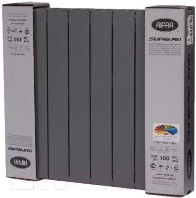 Радиатор биметаллический Rifar Supremo Титан 800