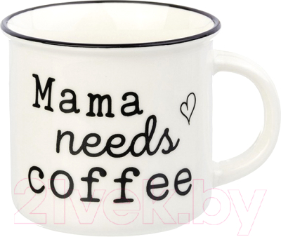 Кружка Elan Gallery Mama Needs Coffee / 880042 - фото