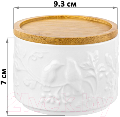 Емкость для хранения Elan Gallery Птички на ветке / 540197