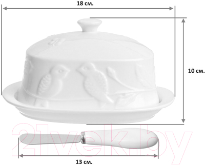 Масленка Elan Gallery Птички на ветке