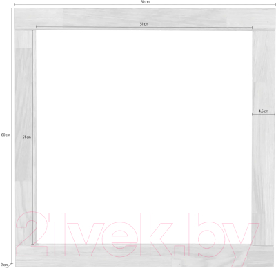 Зеркало Dipriz Фалерия малое 60 / Д.3566