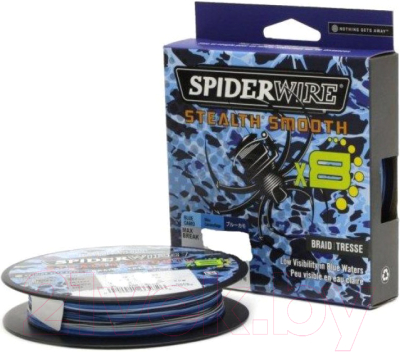 Леска плетеная Berkley Fishing SpiderWire8 0.06мм / 1515713 (белый/голубой/черный) - фото