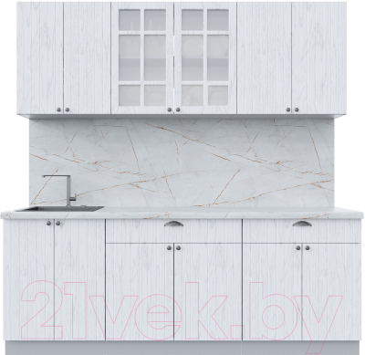 Готовая кухня Интерлиния Берес 2.1А - фото