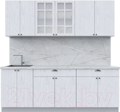 Готовая кухня Интерлиния Берес 2.2А - фото