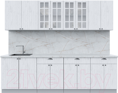 Готовая кухня Интерлиния Берес 2.6А - фото