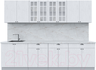 Готовая кухня Интерлиния Берес 2.8А - фото