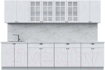 Готовая кухня Интерлиния Берес 3.1А - фото