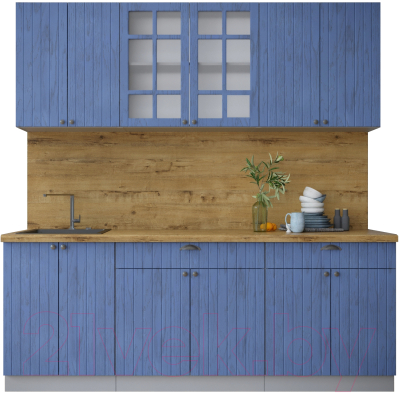 Готовая кухня Интерлиния Берес 2.1А - фото