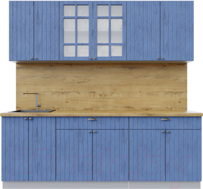 Готовая кухня Интерлиния Берес 2.2А - фото