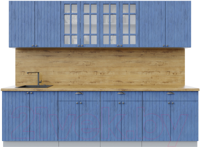 Готовая кухня Интерлиния Берес 2.8А - фото