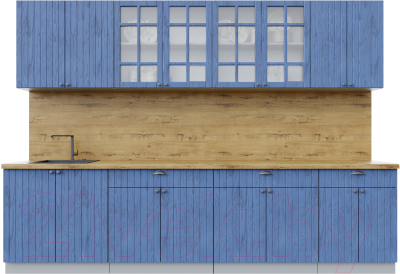 Готовая кухня Интерлиния Берес 3.0А - фото