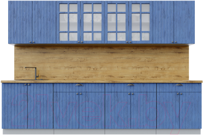 Готовая кухня Интерлиния Берес 3.1А - фото