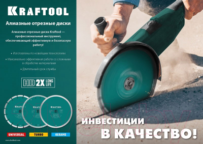 Отрезной диск Kraftool 36684-125