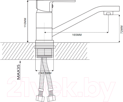 Смеситель Ekko E45302