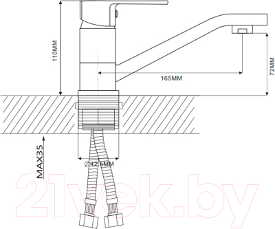 Смеситель Ekko E45304