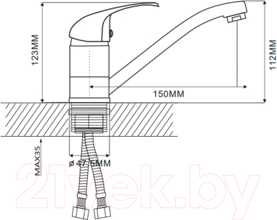 Смеситель Ekko E45109