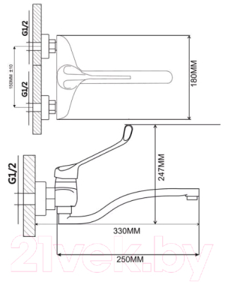 Смеситель Ekko by Maxonor MN4654