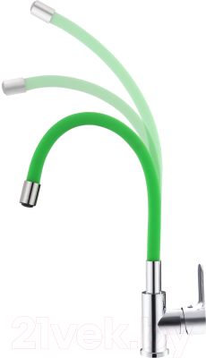 Смеситель Ekko by Maxonor MN70112-12 (зеленый/хром)
