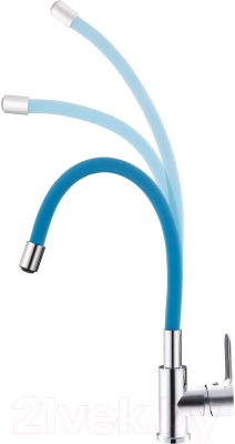 Смеситель Ekko by Maxonor MN70112-4 (синий/хром)