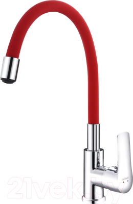 Смеситель Ekko by Maxonor MN70112-6 (красный/хром) - фото