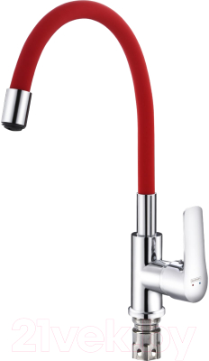 Смеситель Ekko by Maxonor MN70112-6 (красный/хром)