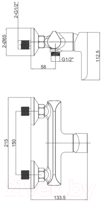Смеситель Maxonor Pure Life MN9081-7 (черный)