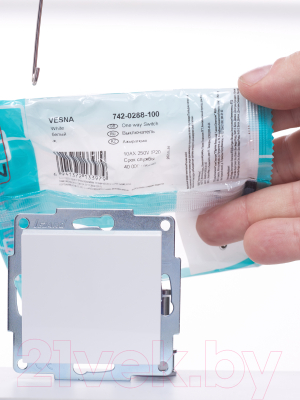 Выключатель Lezard Vesna 742-0288-100