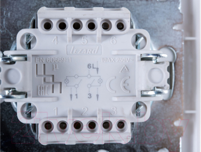 Выключатель Lezard Mira 701-0215-112